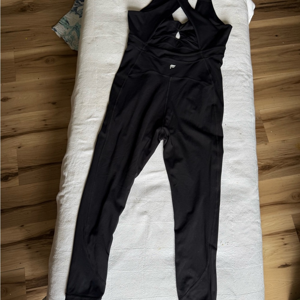 Fabletics Black Performance Jumpsuit With Support… - image 2